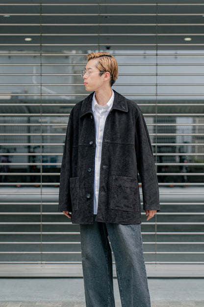 COW SUEDE CAR JACKET(ST.1218)