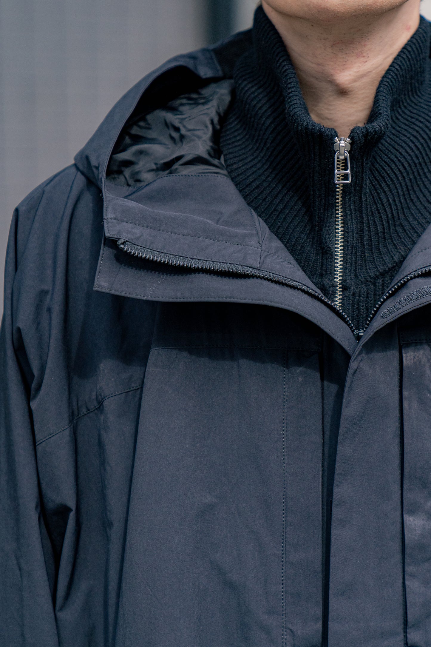 high density twill water repellent blouson