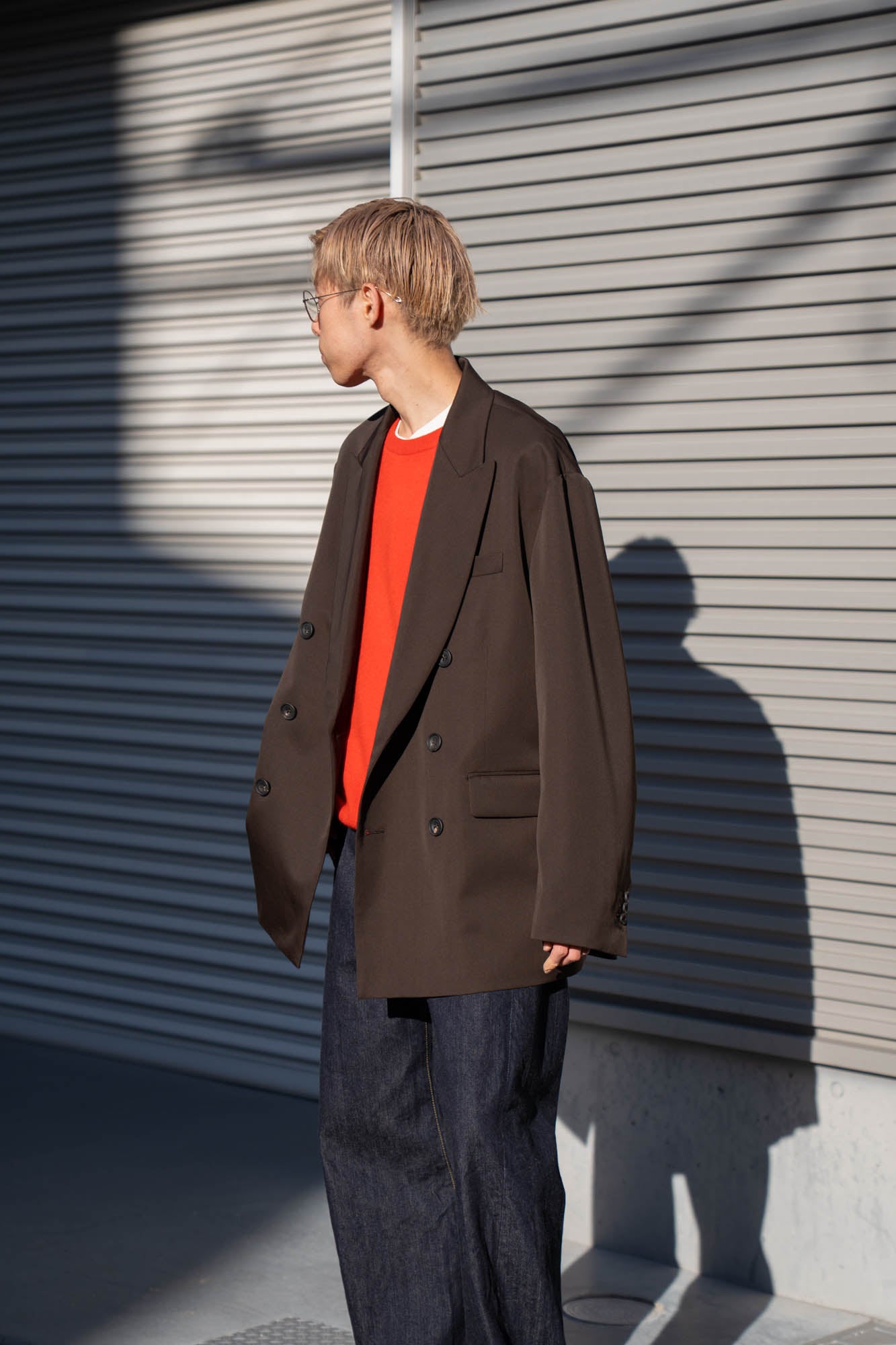 OVERSIZED DOUBLE BREASTED JACKET(ST.1411)