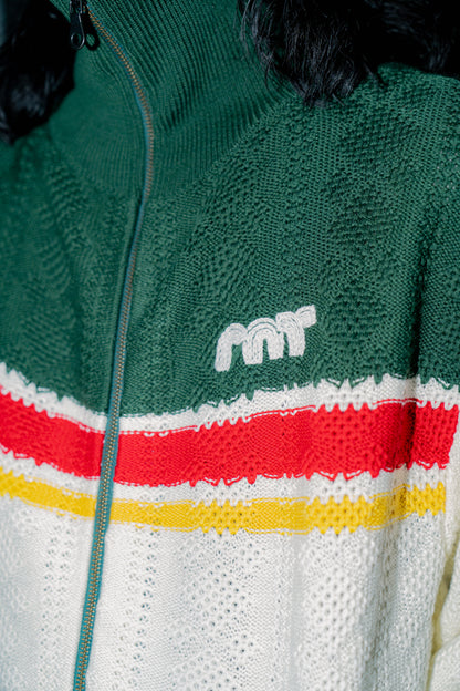 KNITTING TRACK JACKET