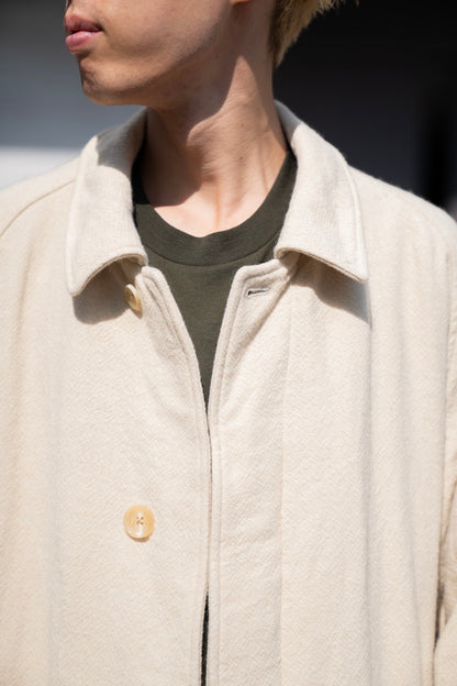 Classic Wool Balmacaan Coat