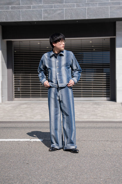 GRADATION DENIM PANTS (BAGGY)