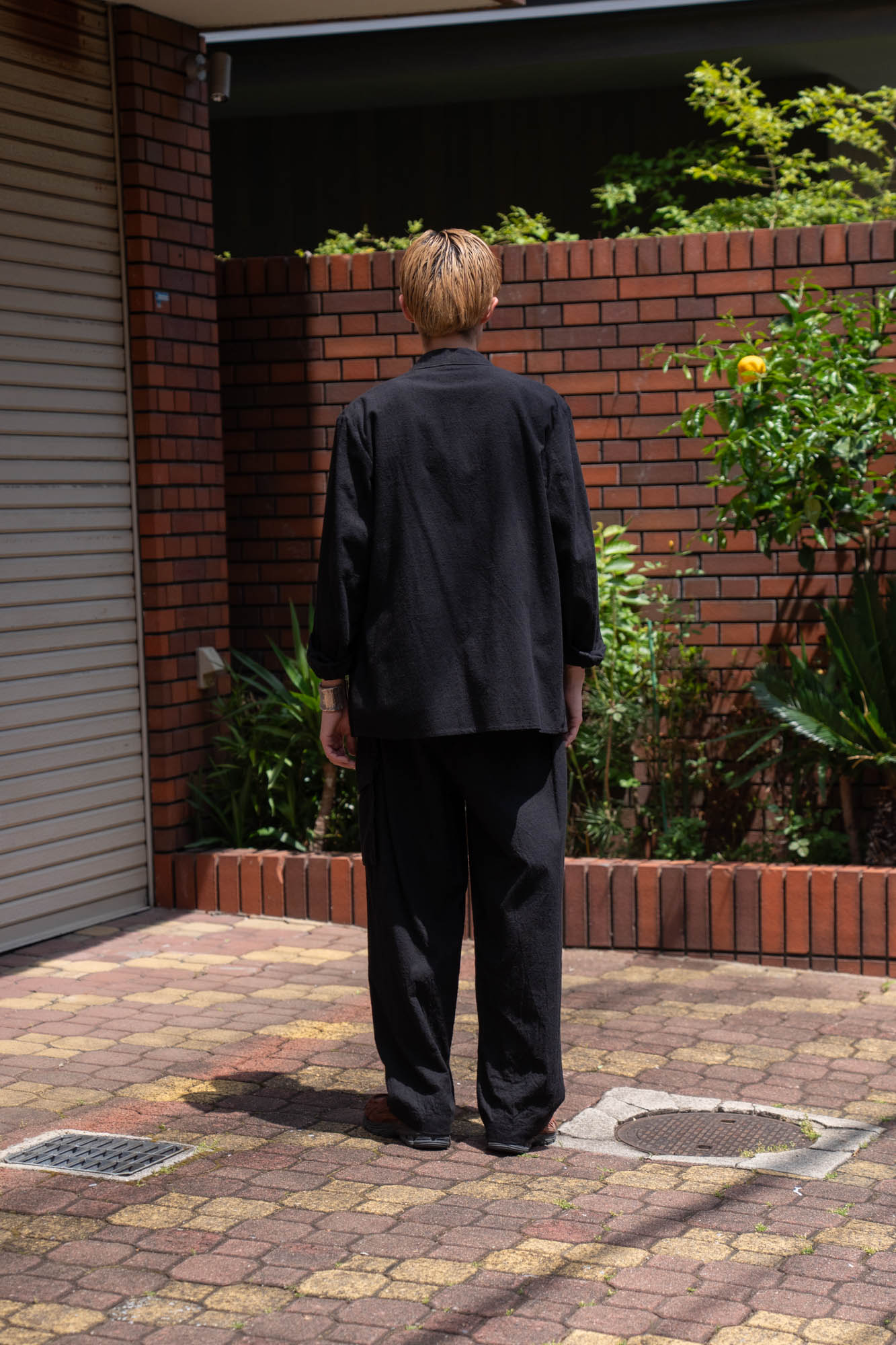 Silk/Cotton Nep Cardigan Jacket