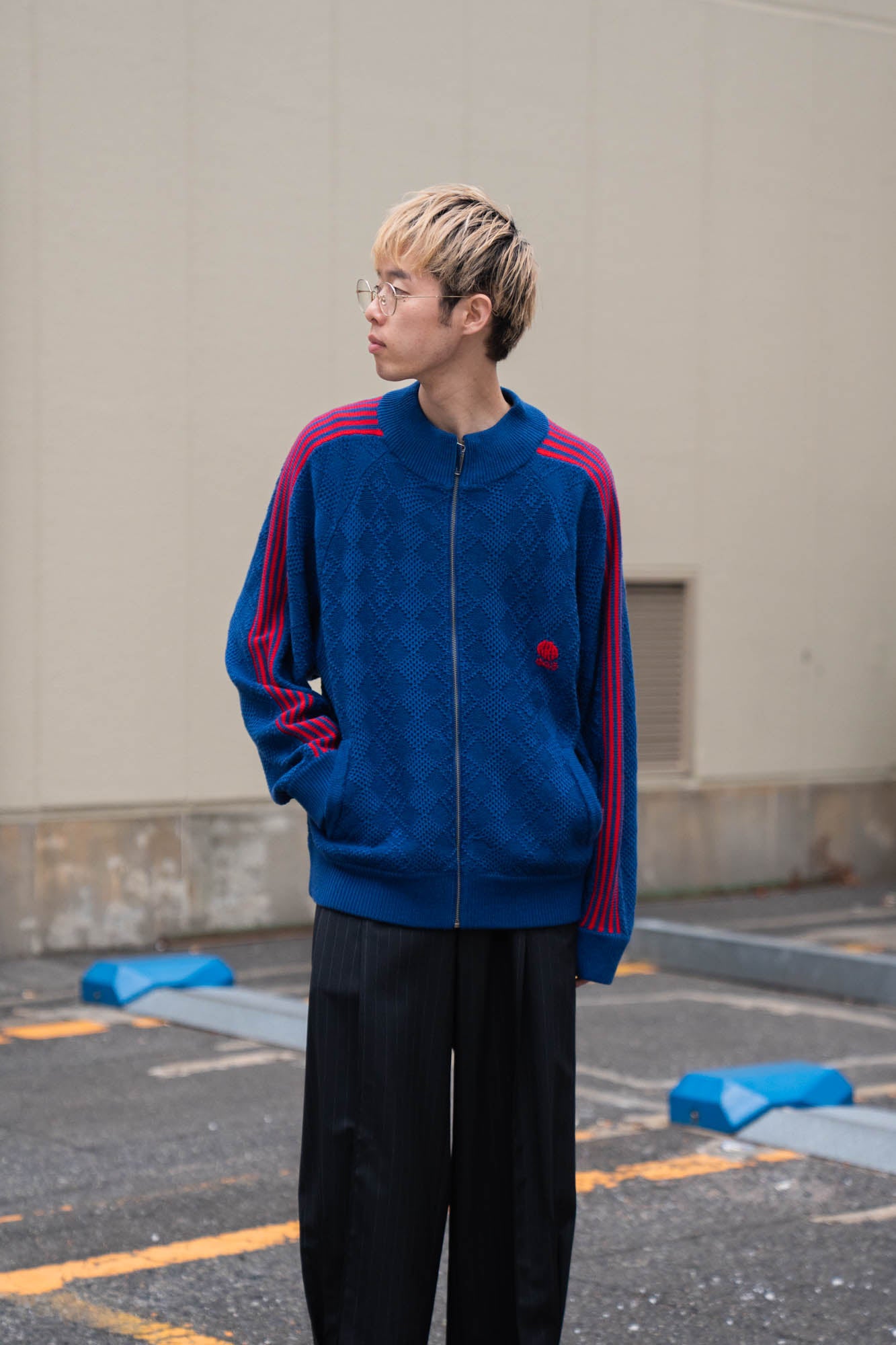 KNITTED TRAINING JACKET