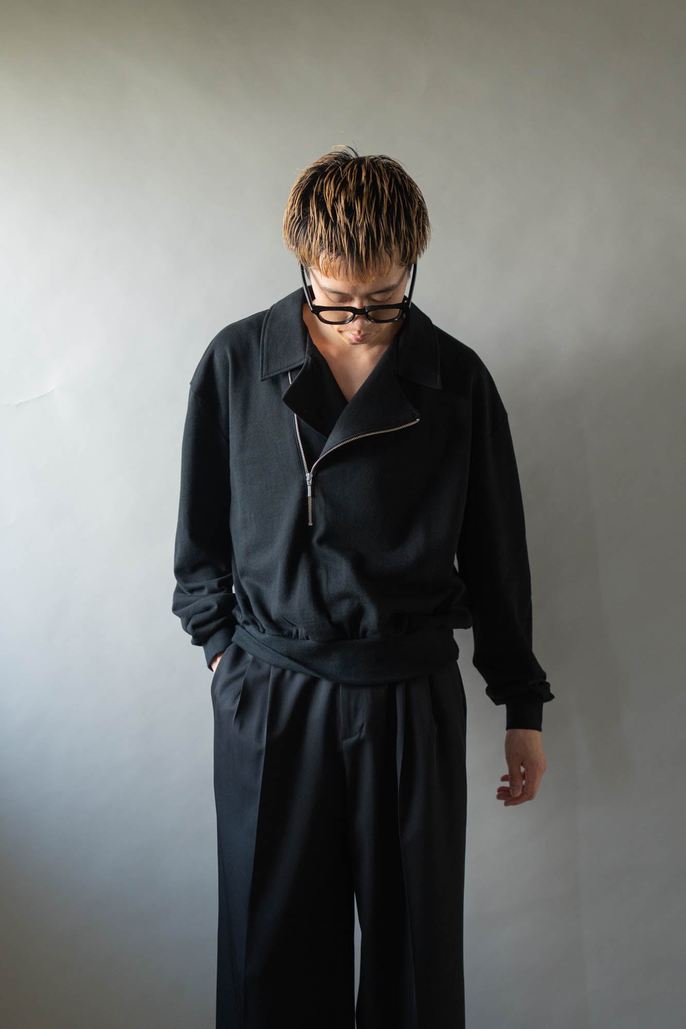 HALF ZIP DOUBLE
