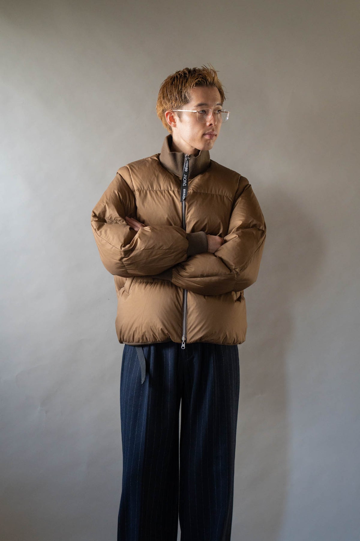 08sircus × TAION Down detachable bomber reversible