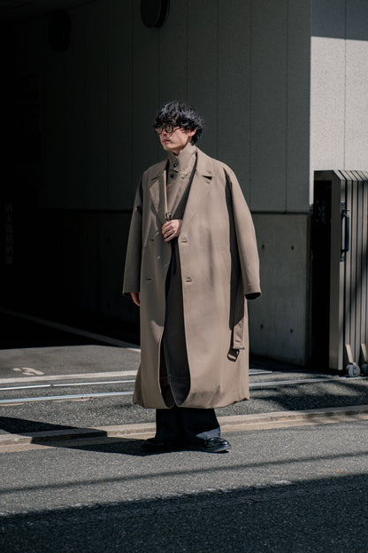 OVERSIZED DOCKING DOUBLE BREASTED COAT