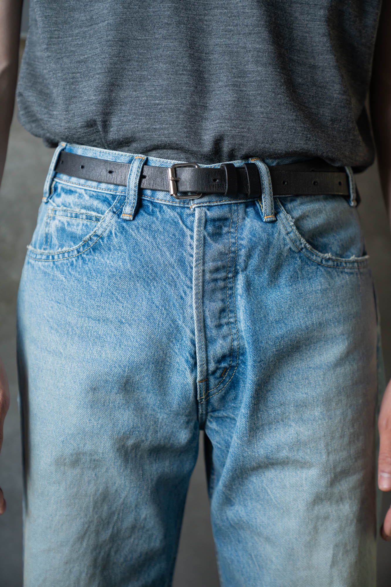 ORDINARY STRAIGHT DENIM PANTS .16 -Brando-