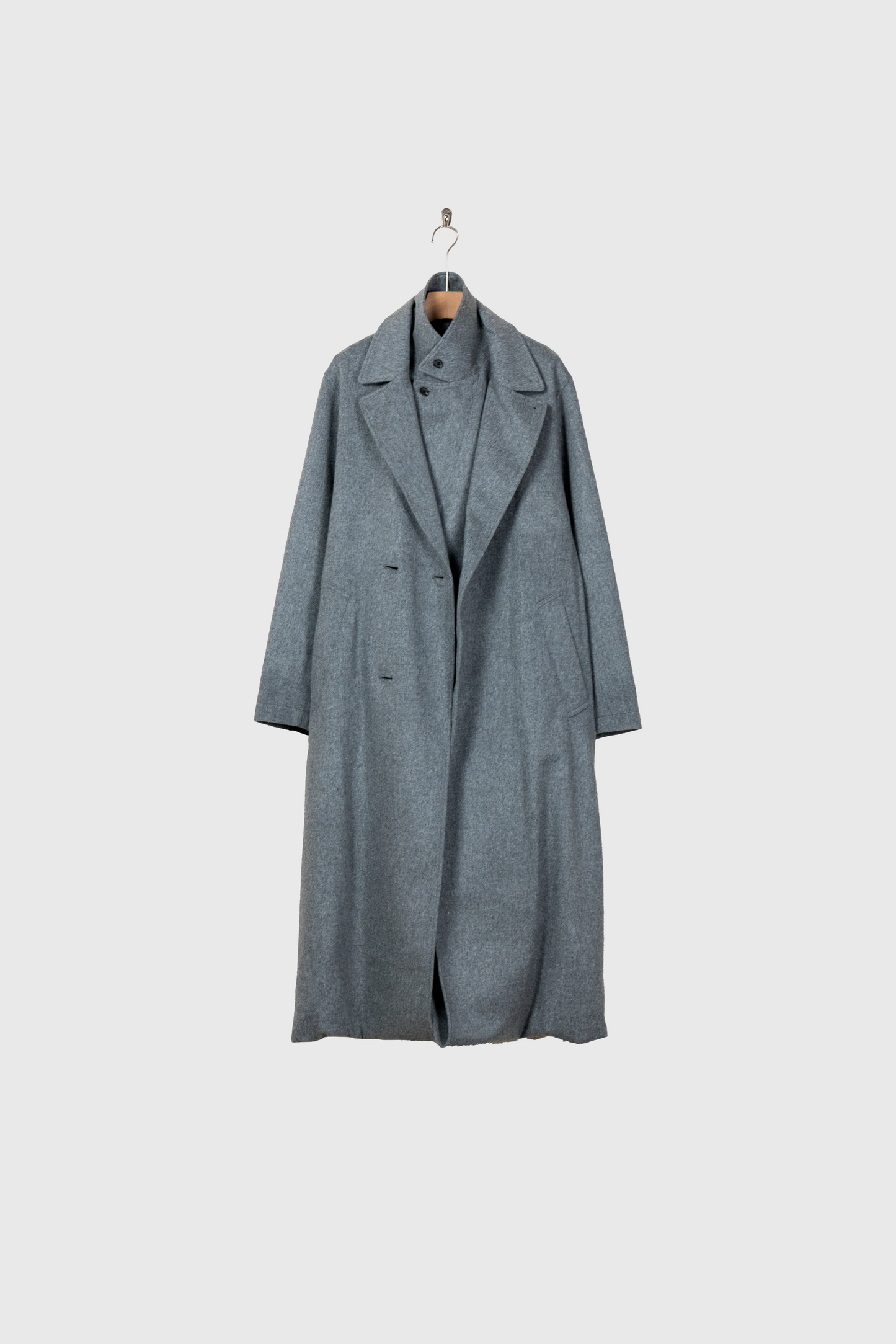 OVERSIZED LAYERED COMBINATION COAT(ST.1210)