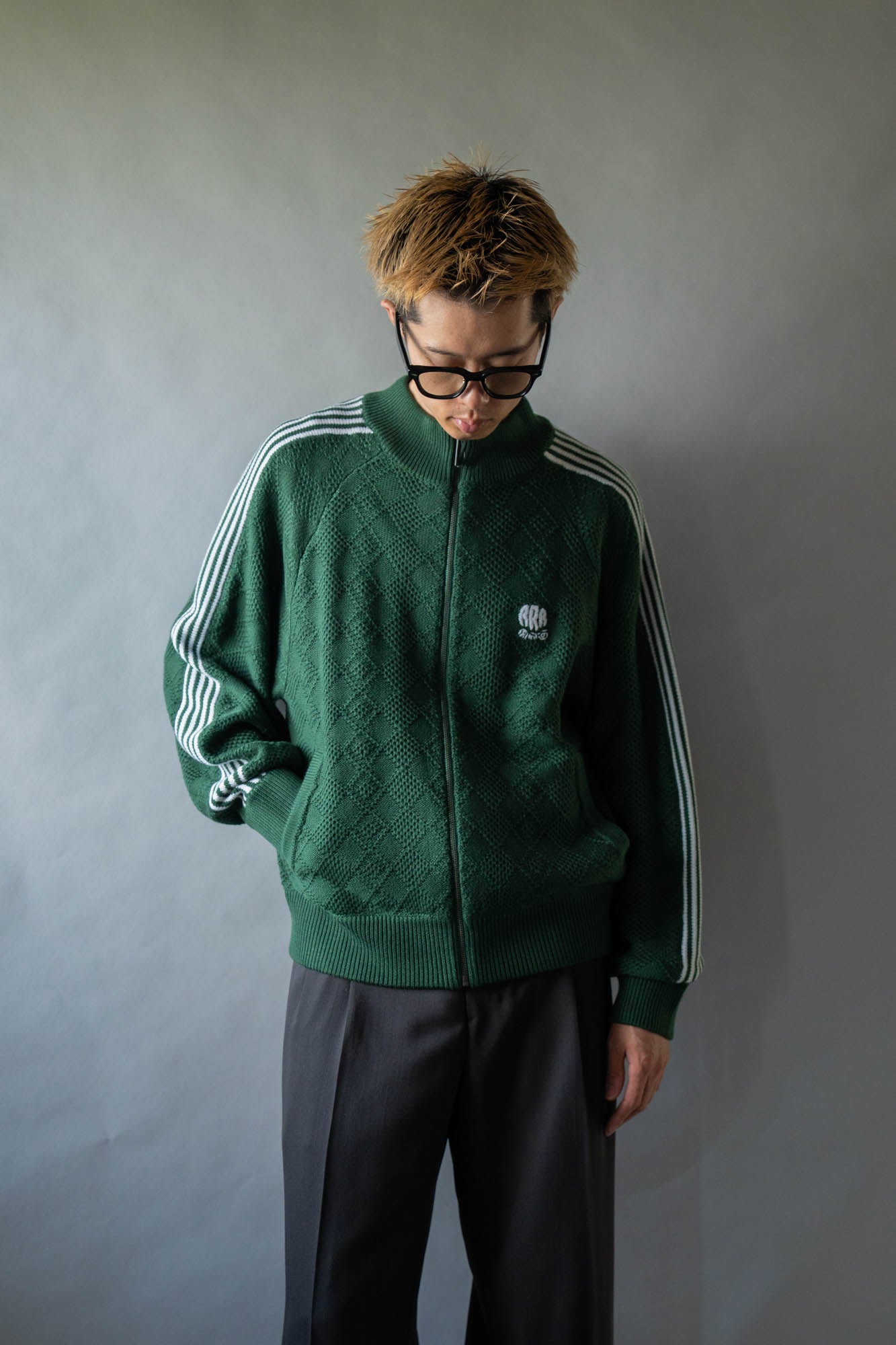 KNITTED TRAINING JACKET