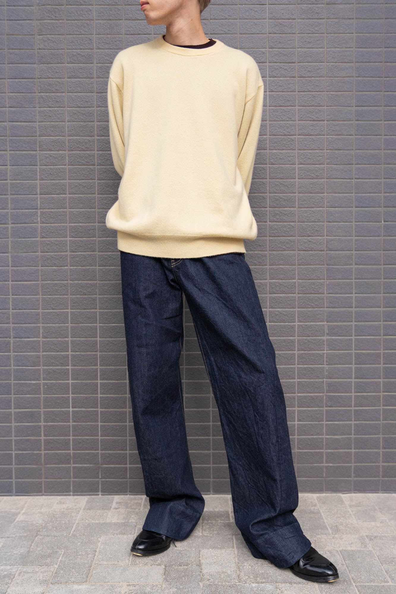 TWIST CUT DENIM JEANS(ST.1397)