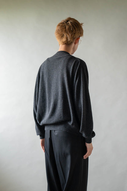 CASHMERE CREW NECK CARDIGAN .16