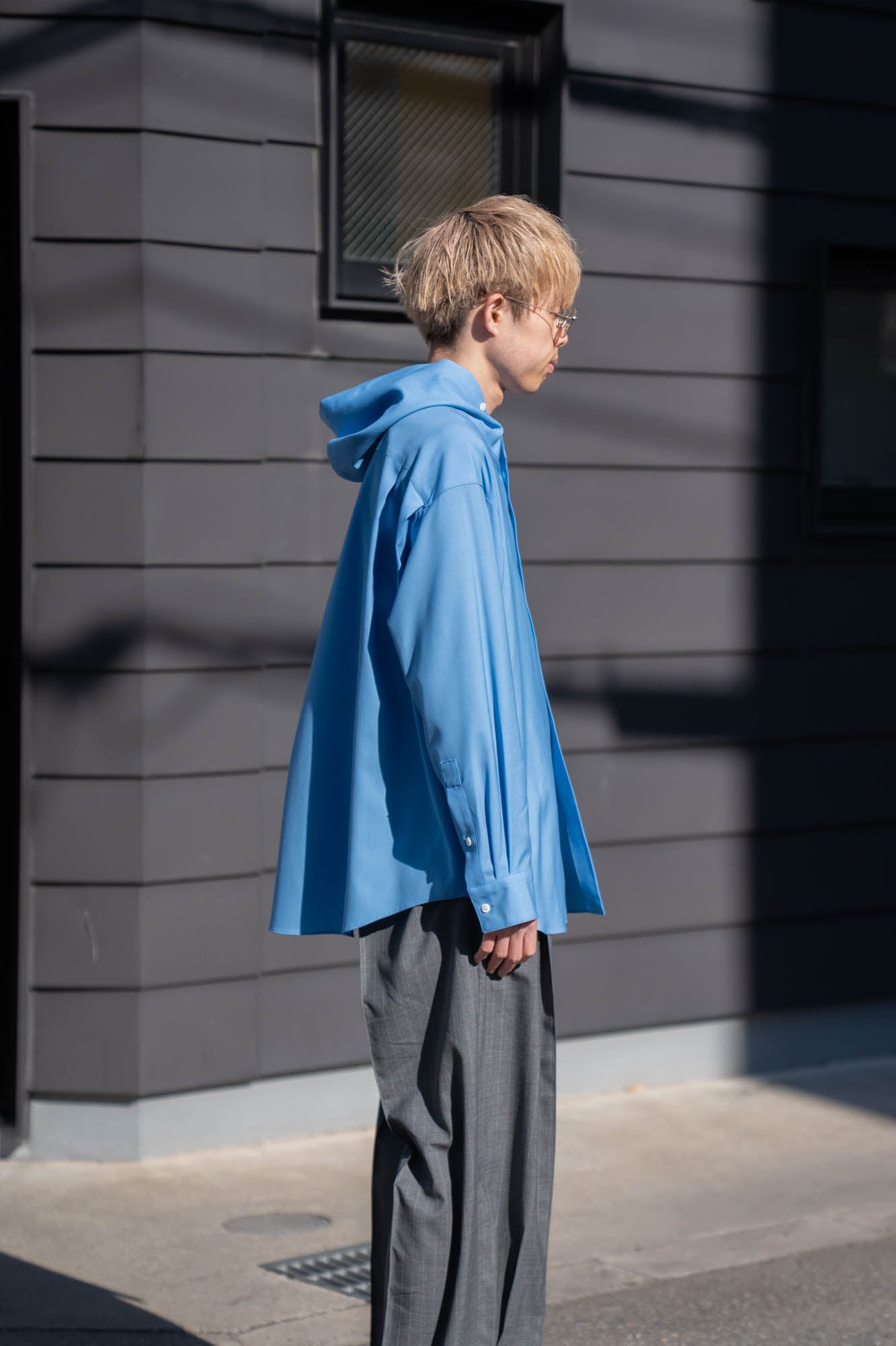 Hooded Wool Shirt