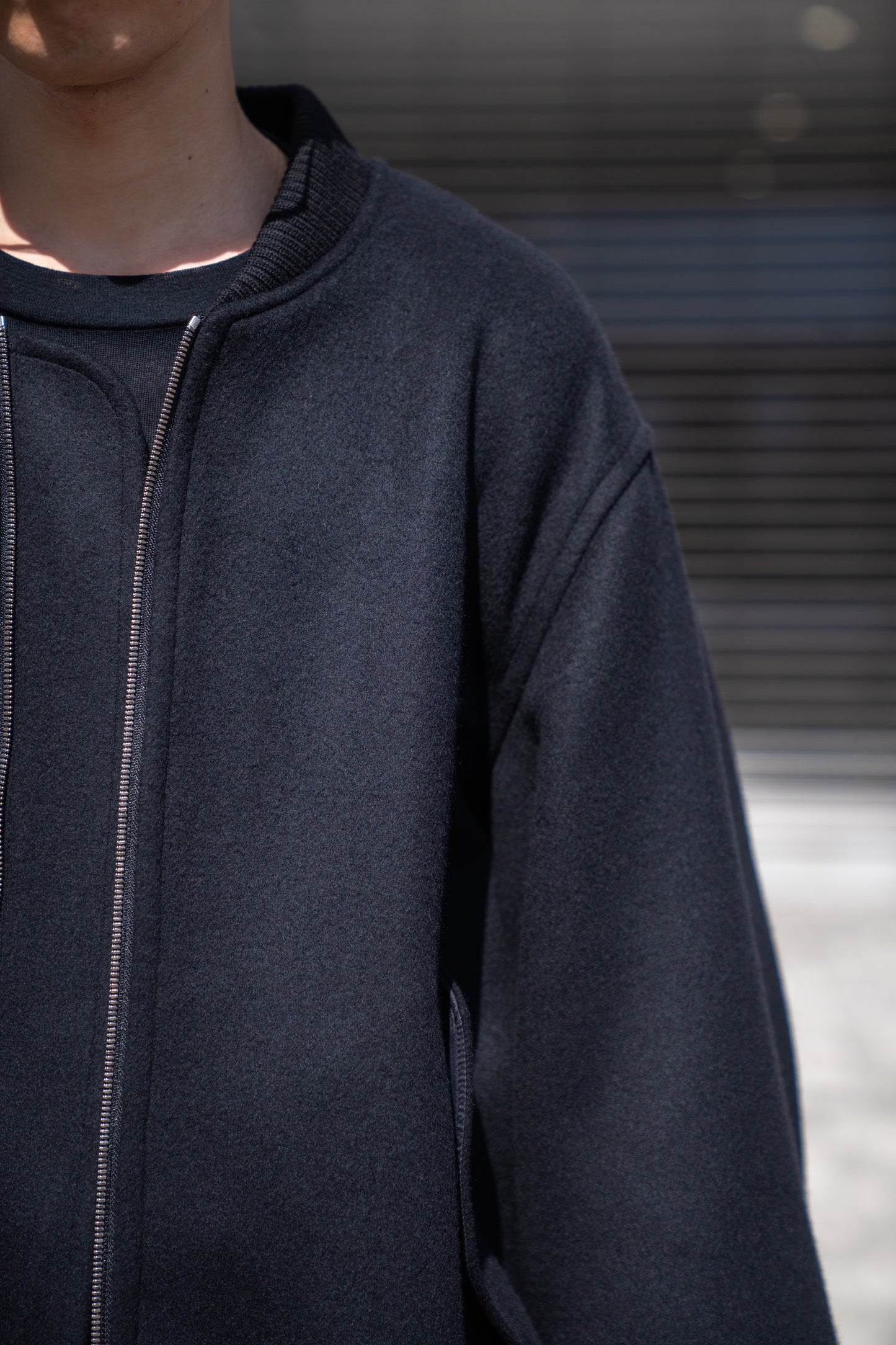 MA-1 BOMBER JACKET IN DOUBLE FACE BEAVER