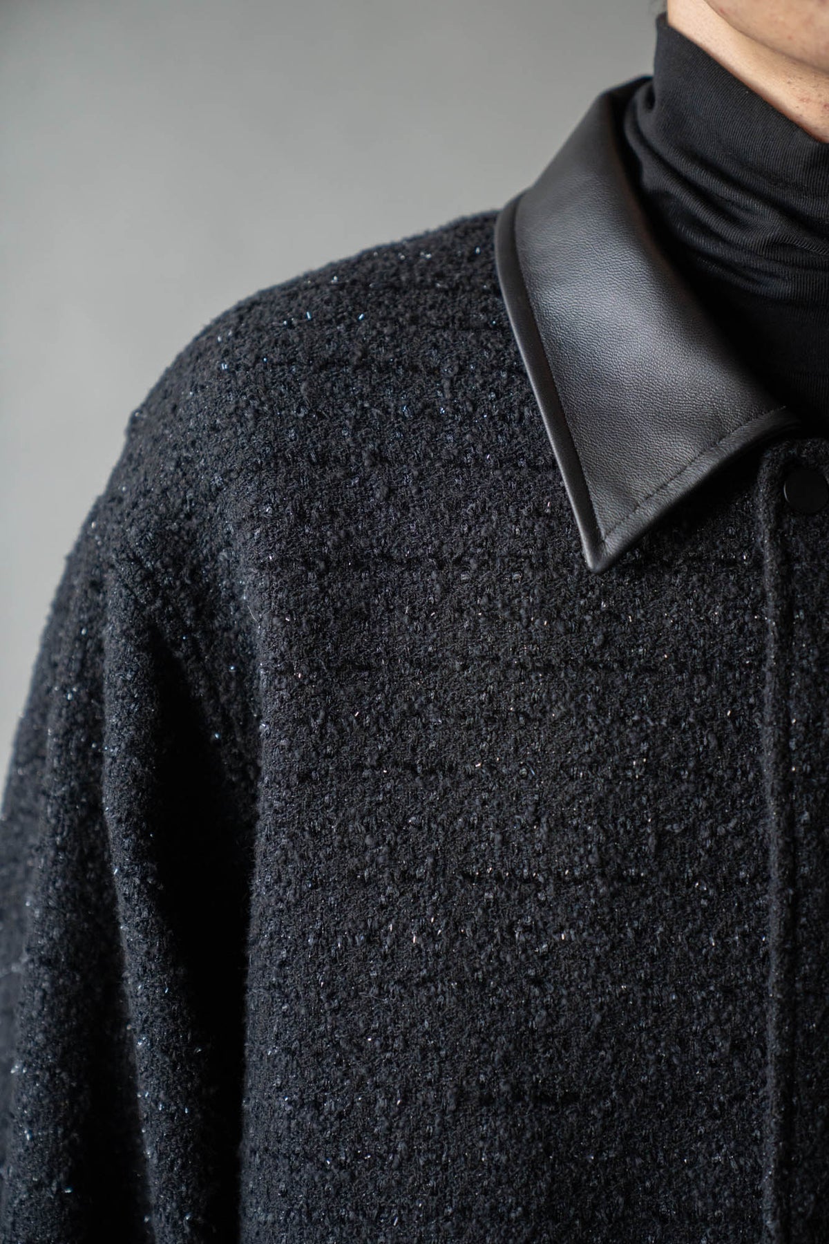 Wool tweed coverall