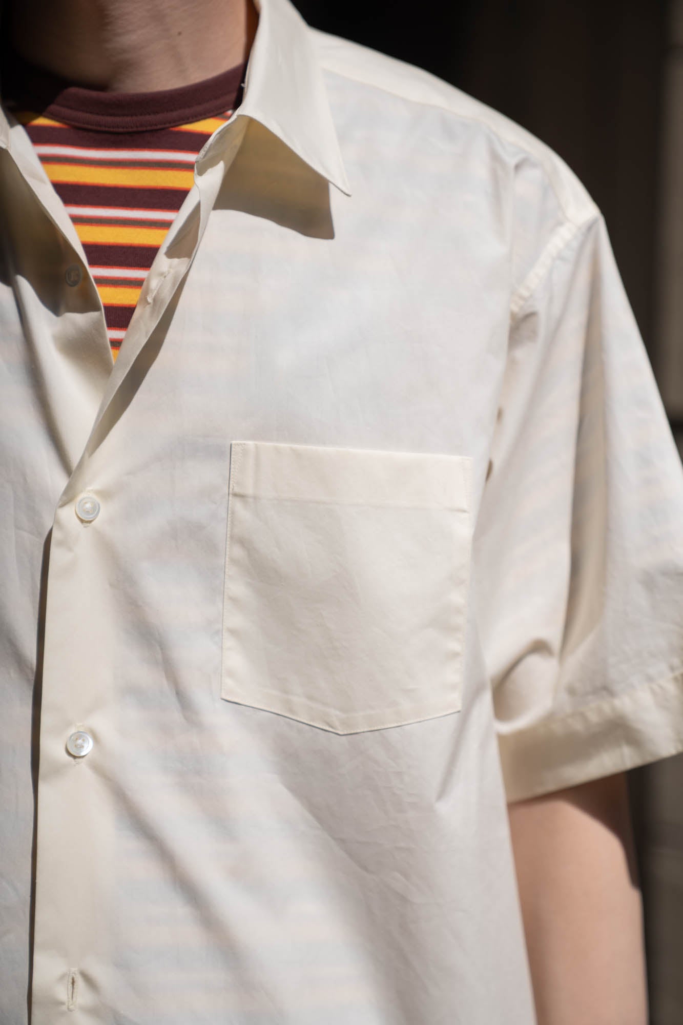 SUVIN COTTON OVERSIZED SS SHIRT(ST.1497)