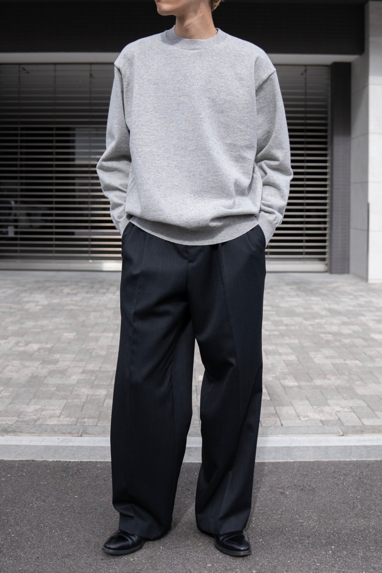 RIGID CASHMERE SWEATER P/O