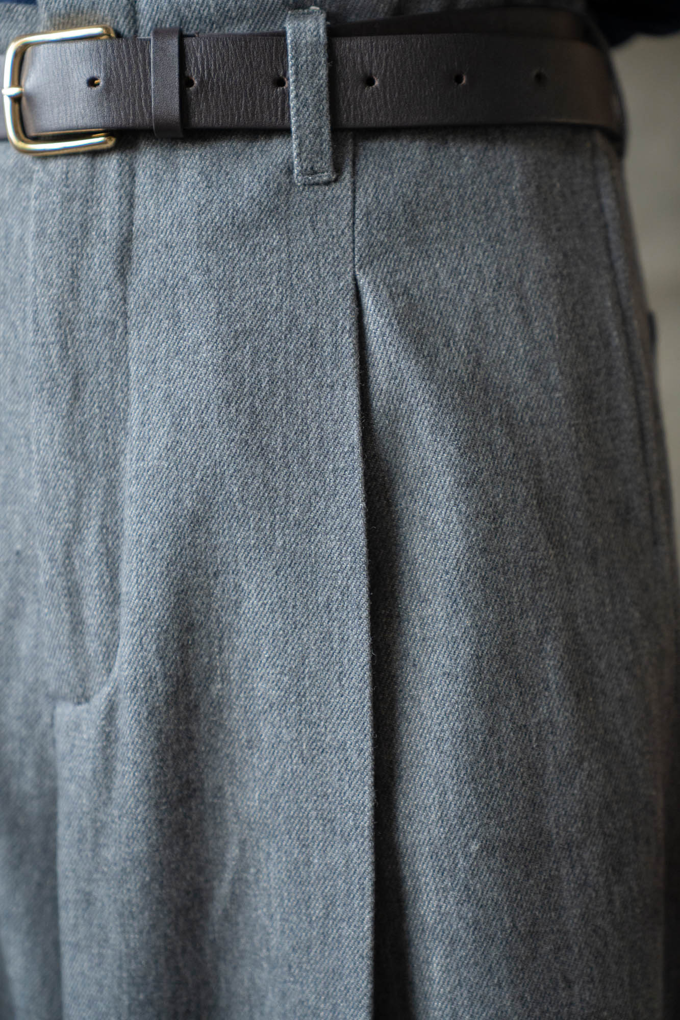 Tucked Wide Trousers