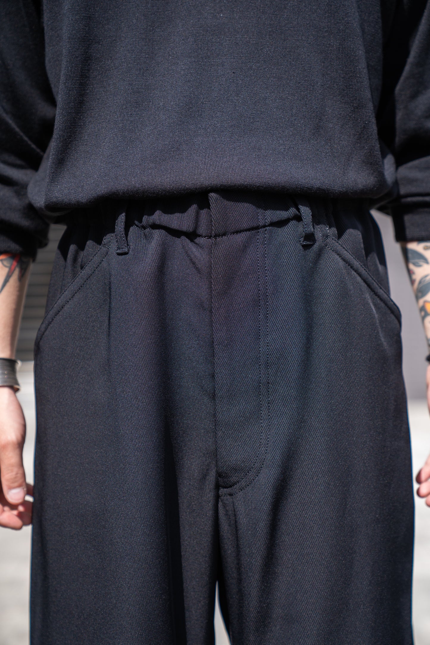 CARGO PANT IN RAYON TRICOTINE