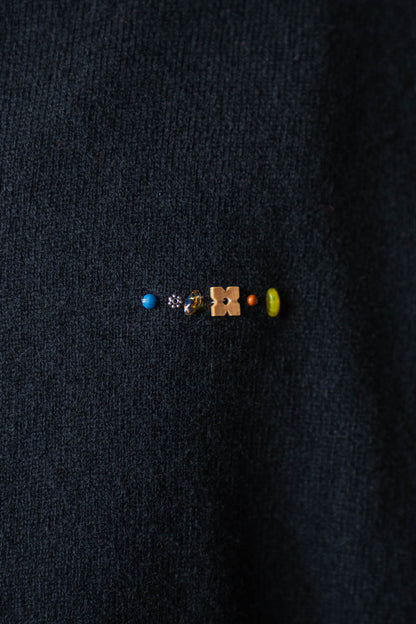 Wool knit cardigan for sign