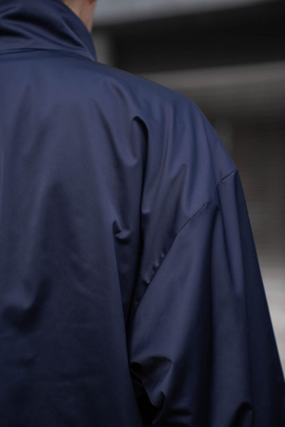 SILK-BACK STAND COLLAR ZIP JACKET(ST.1378)