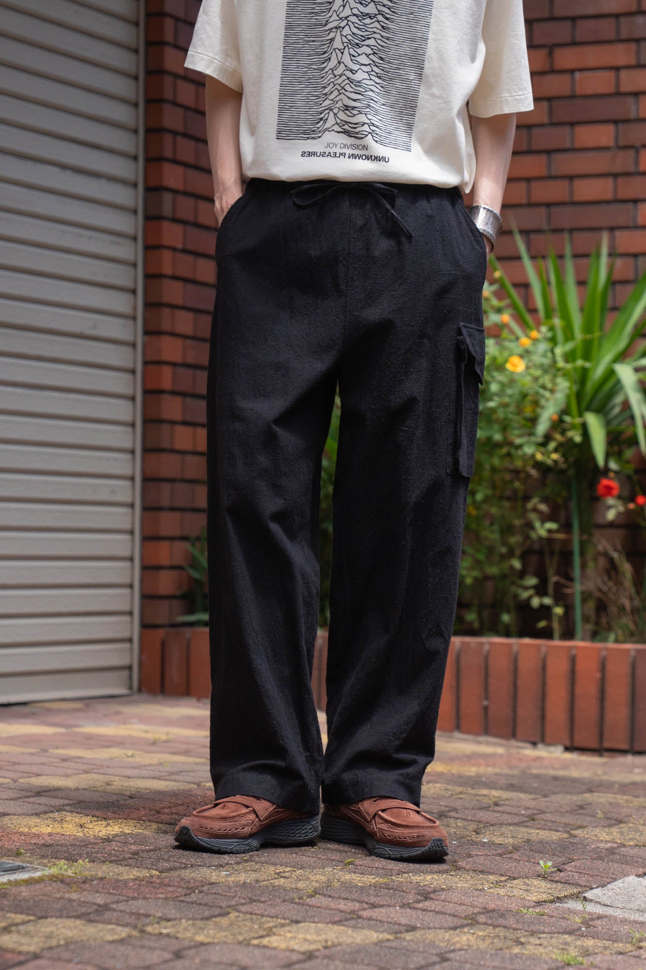 Silk/Cotton Nep Side Seamless 4P Pants