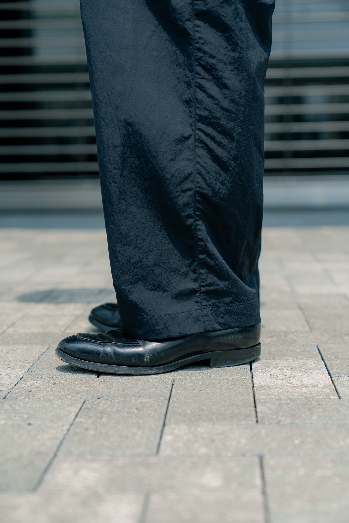 WINDPROOF NYLON WIDE EASY TROUSERS(ST.1278)