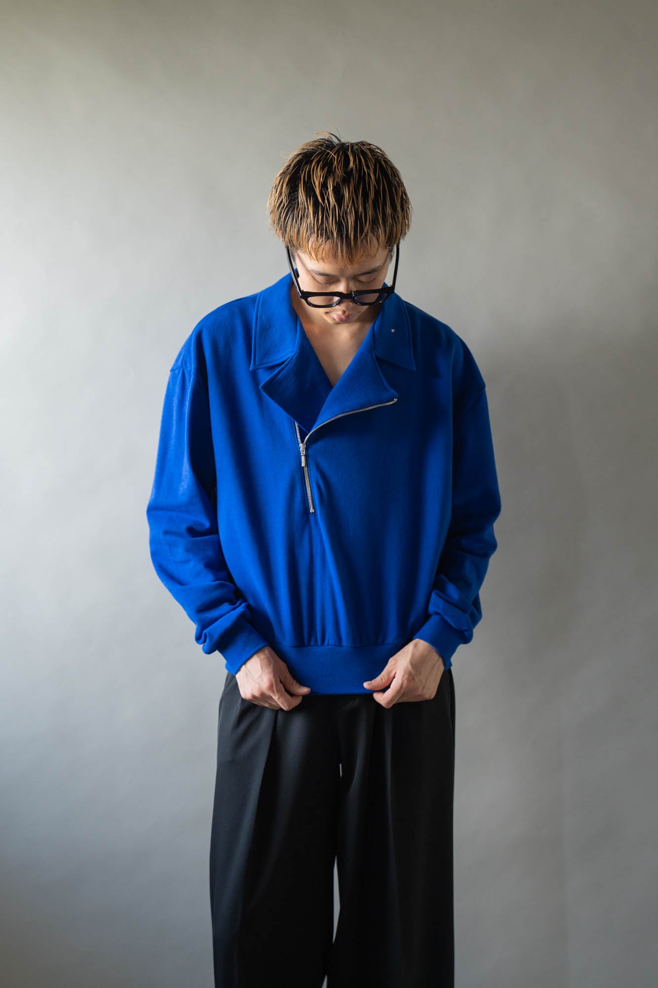 HALF ZIP DOUBLE