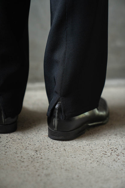 Drawstring Trouser in Rayon Tricotine