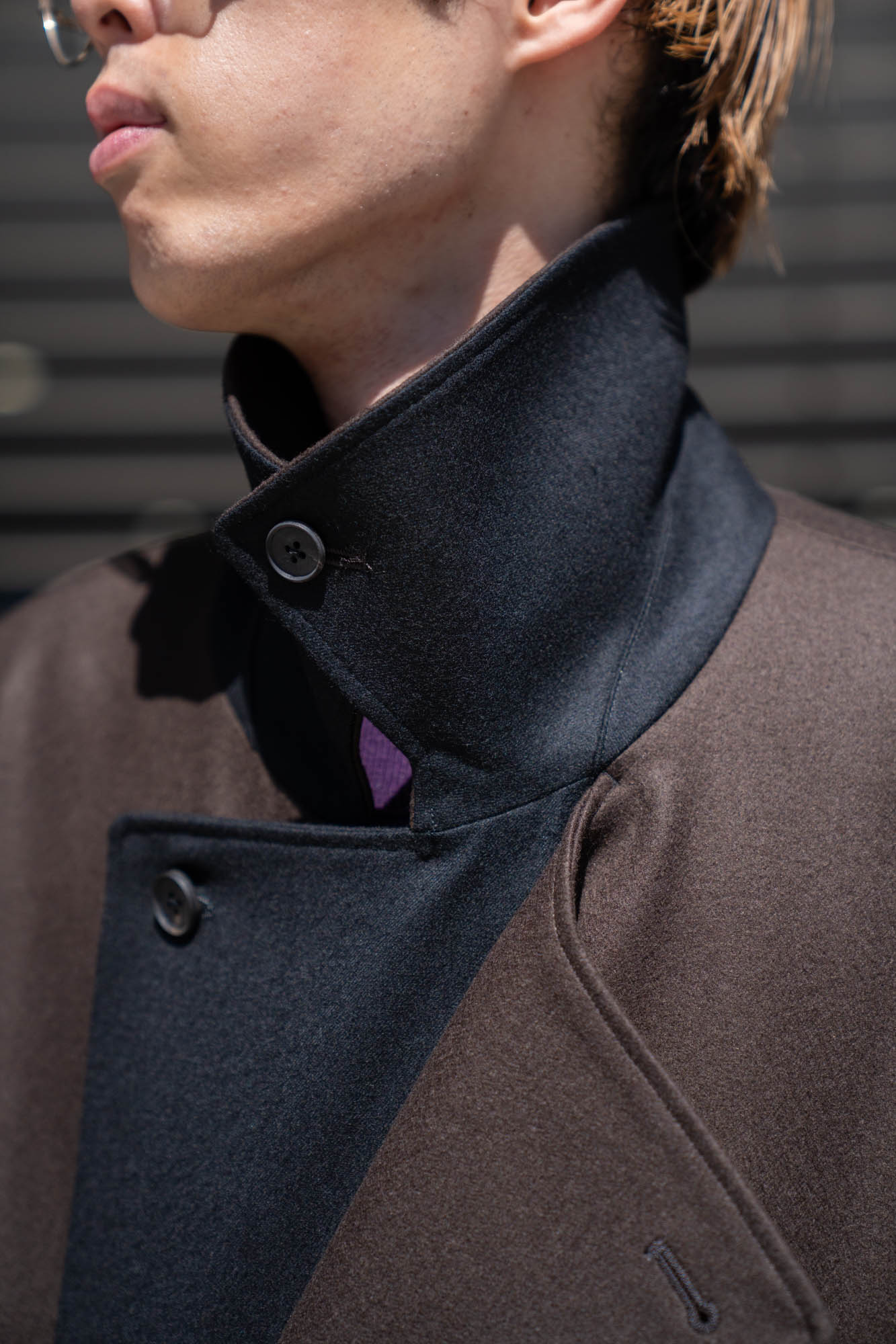 DOUBLE LAPELED DOUBLE BREASTED COAT(ST.1209)