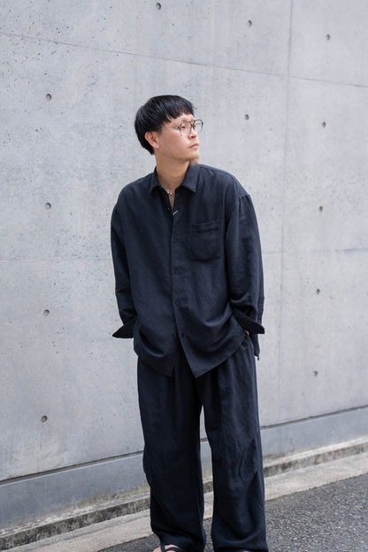 Linen Silk Wide Shirts