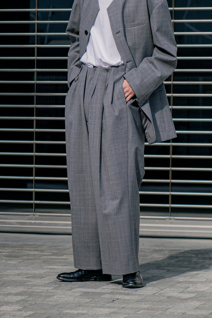 Waist Gathered Wide Pants