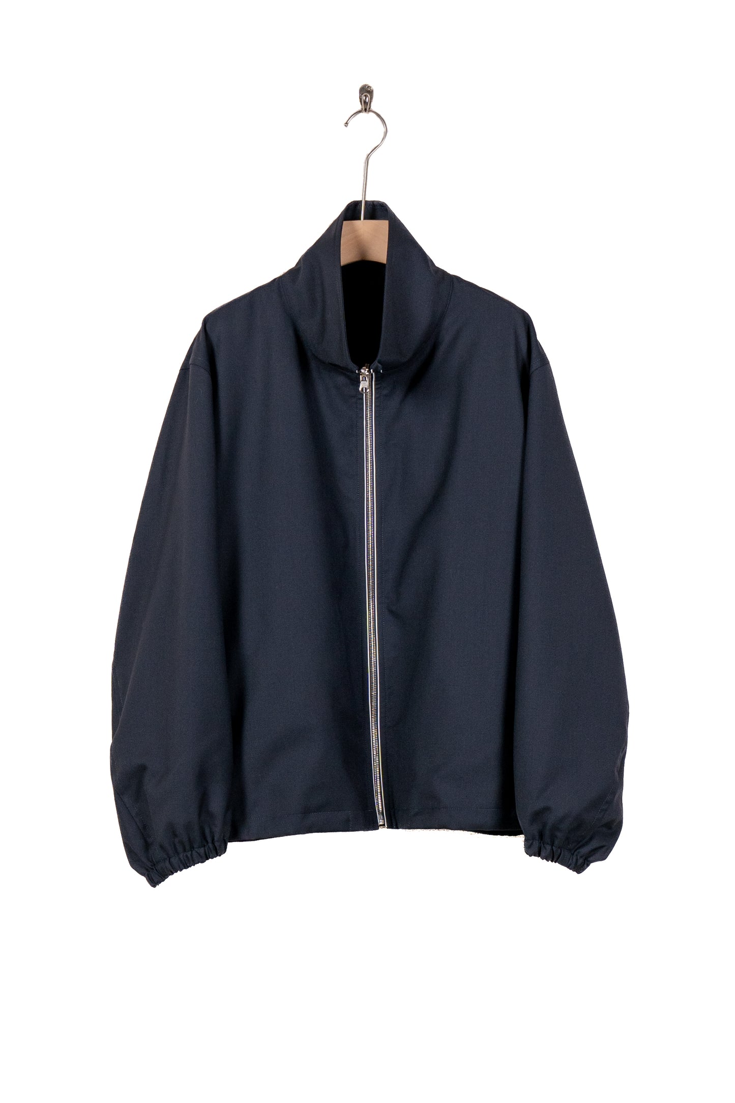 WOOL GABARDINE REVERSIBLE TRACK JACKET