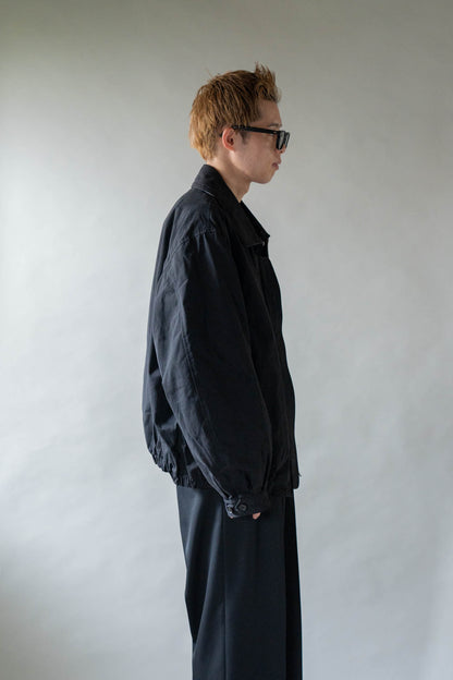 DETATCHABLE COLLAR RESIN-FINISH COTTON JACKET(ST.1576)