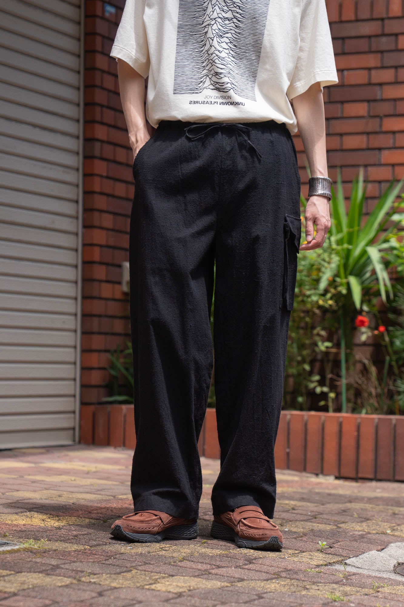 Silk/Cotton Nep Side Seamless 4P Pants