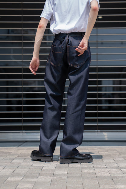 DENIM PANT IN WOOL DENIM