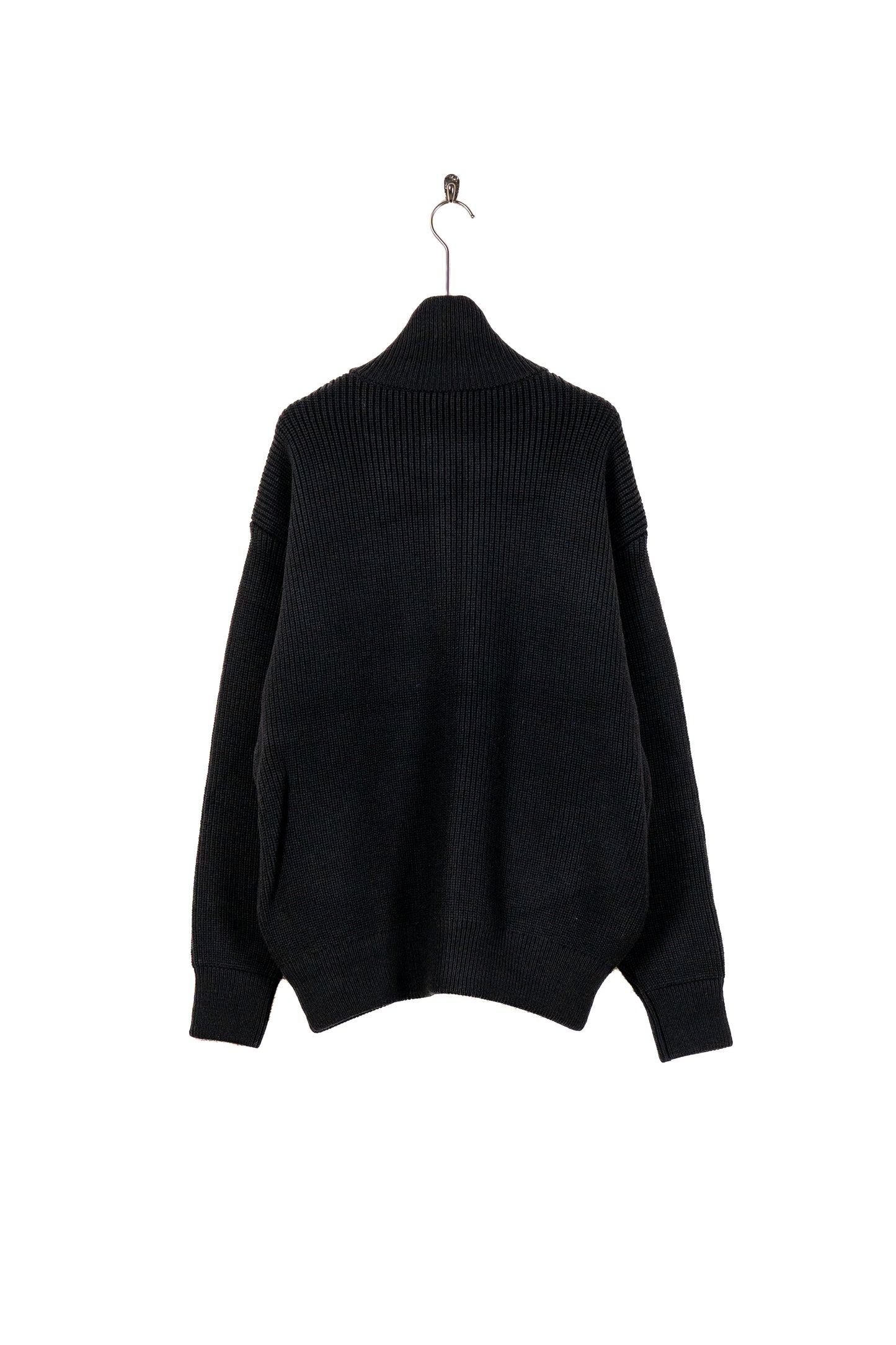 OVERSIZED DRIVERS KNIT ZIP JACKET