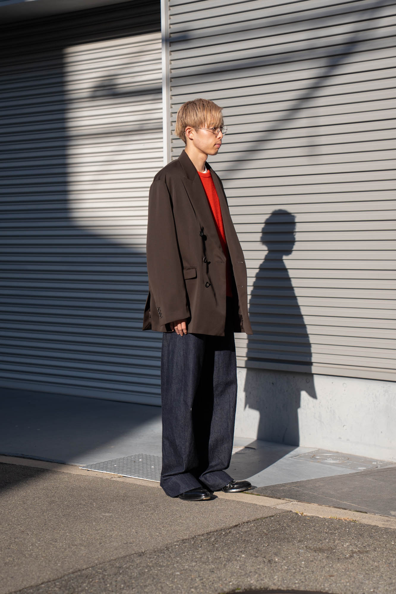 OVERSIZED DOUBLE BREASTED JACKET(ST.1411)