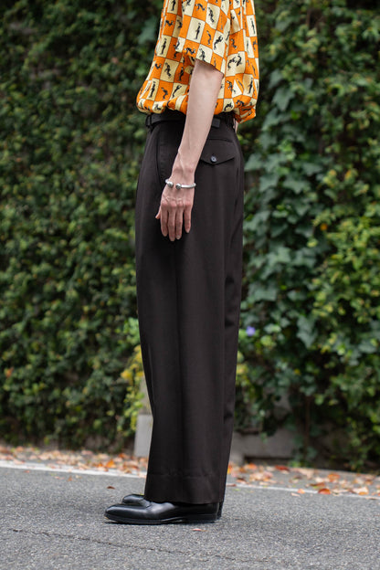 INVERTED PLEATS TROUSER