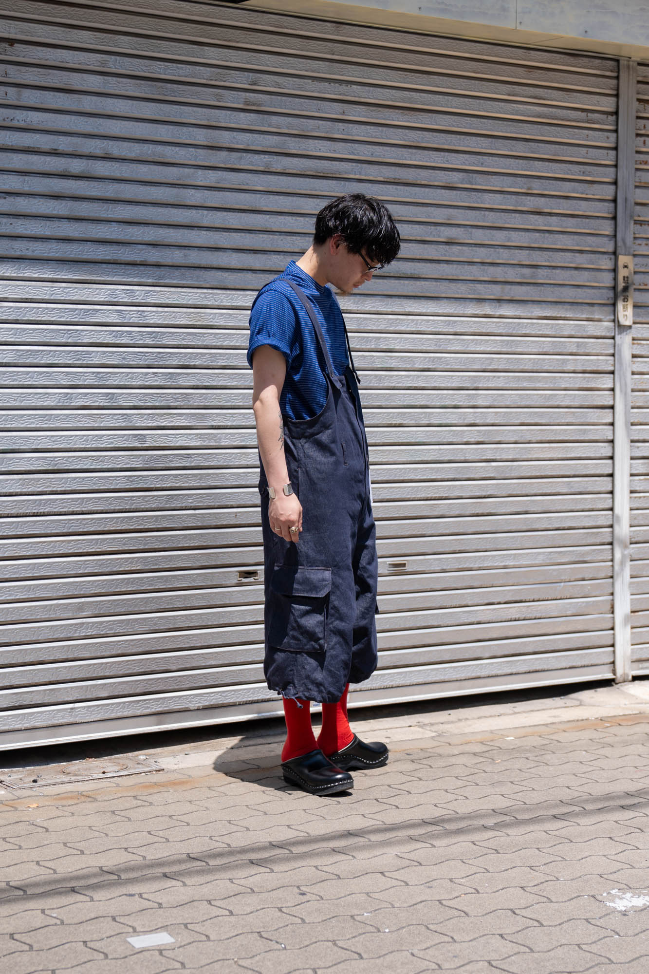 Short Denim Overall