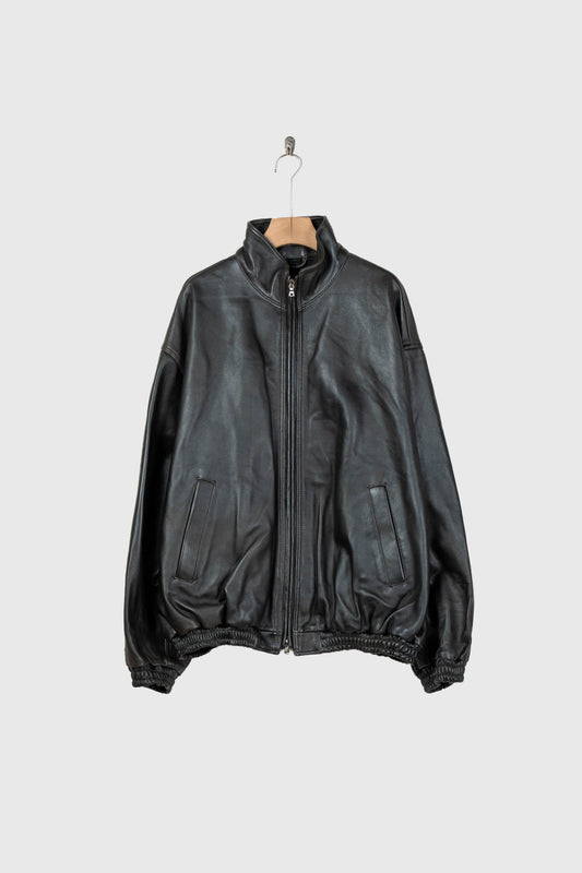 SHEEP LEATHER STAND COLLAR JACKET(ST.1553)