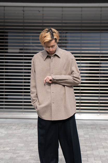 cashmere natural shirt