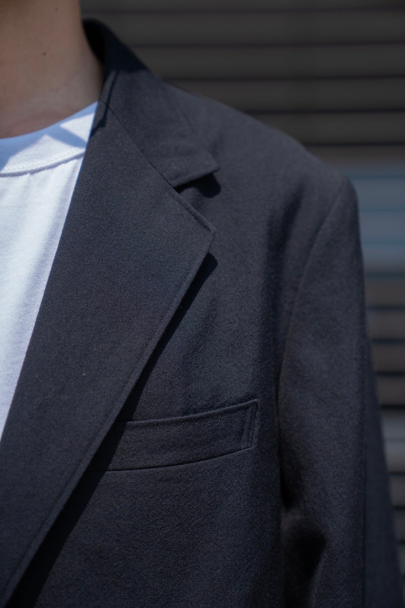Wool Gabardine 2B Jacket