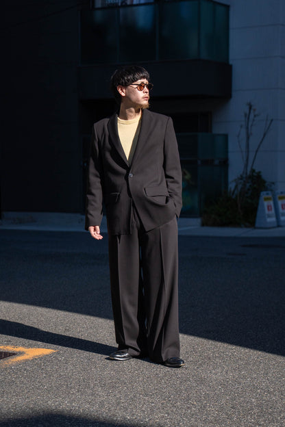 MODIFIED SHAWL COLLAR JACKET