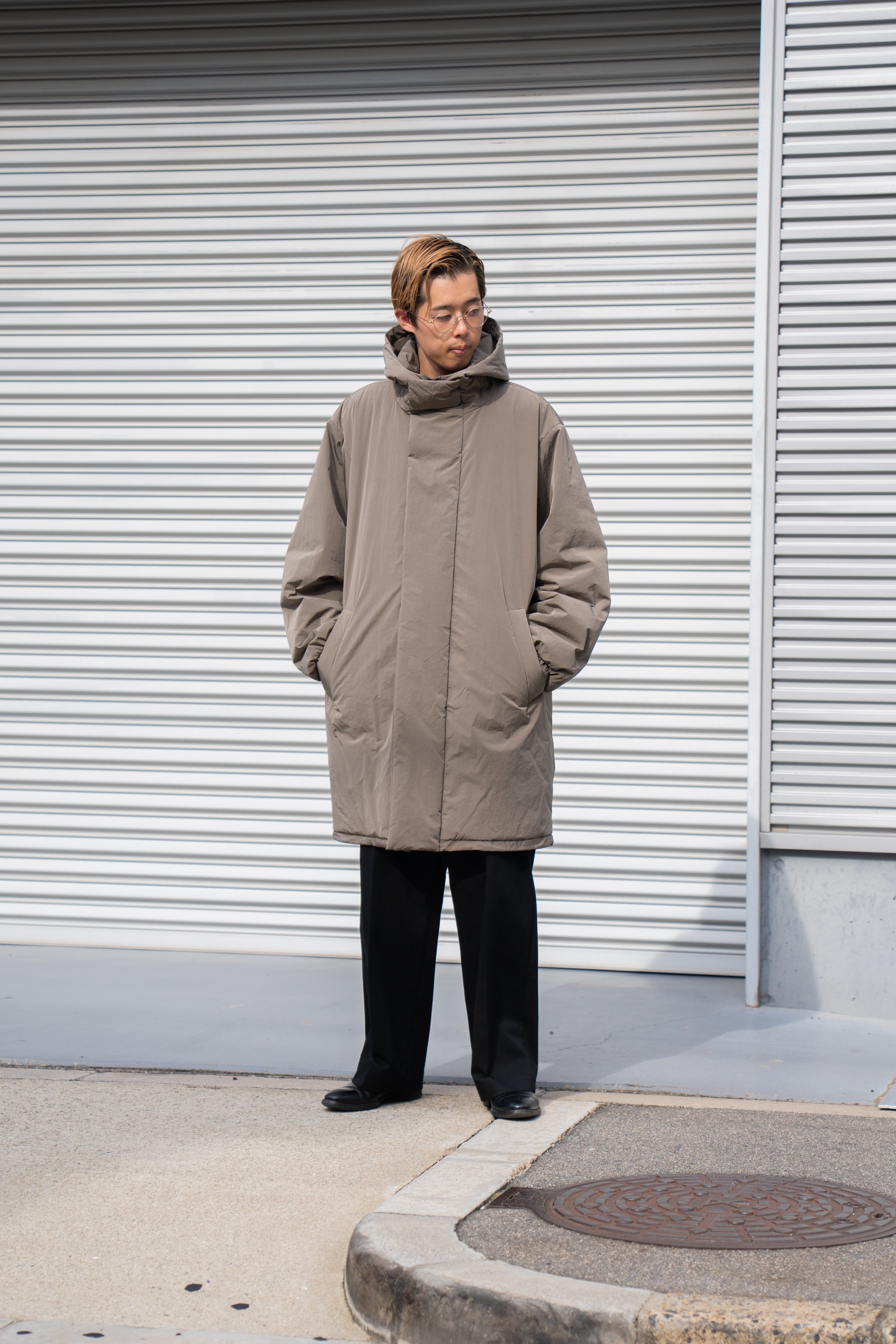 OVERSIZED PADDED HOODY COAT(ST.1214) – sign | サイン