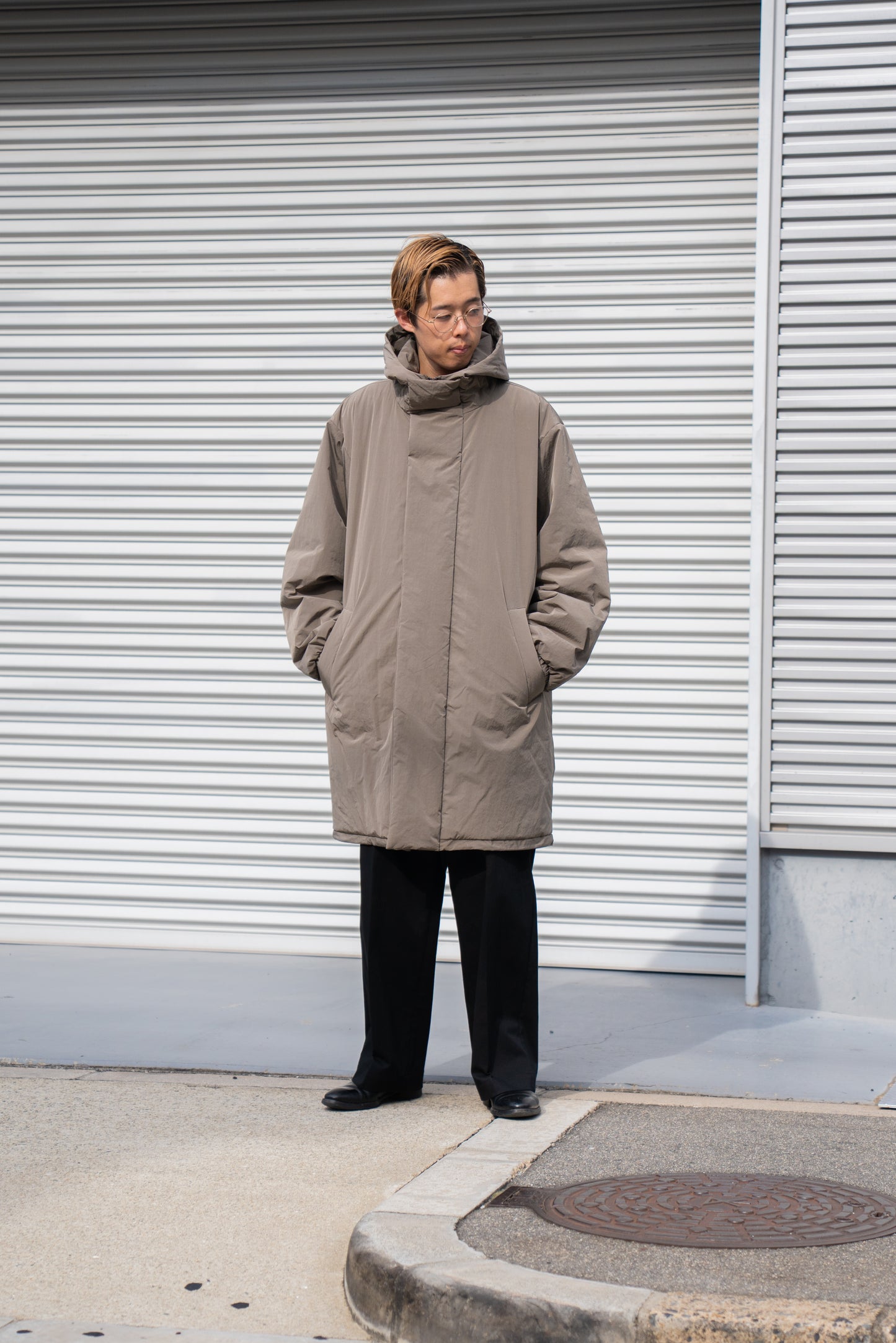 OVERSIZED PADDED HOODY COAT(ST.1214)