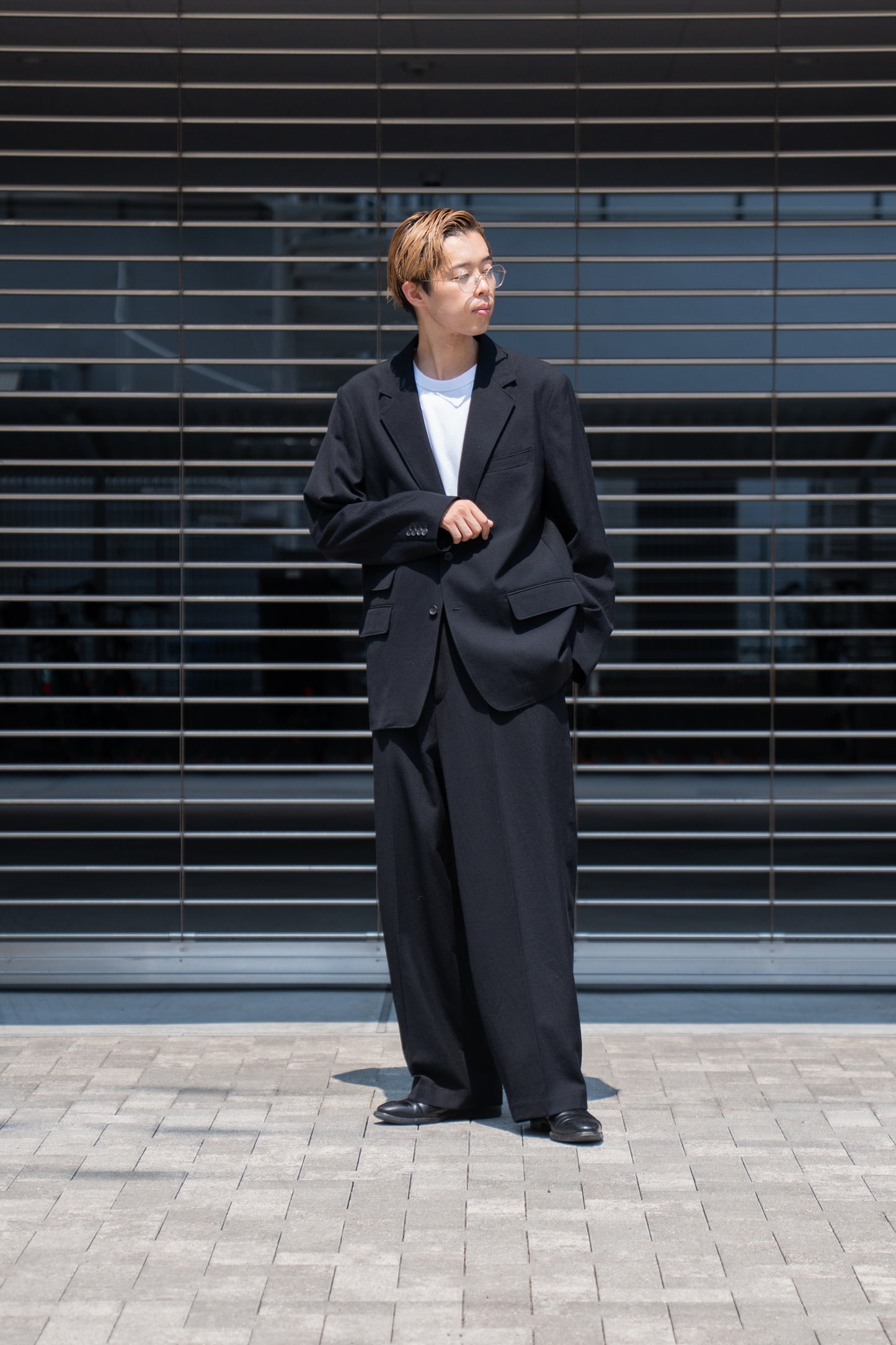 Wool Gabardine 2B Jacket