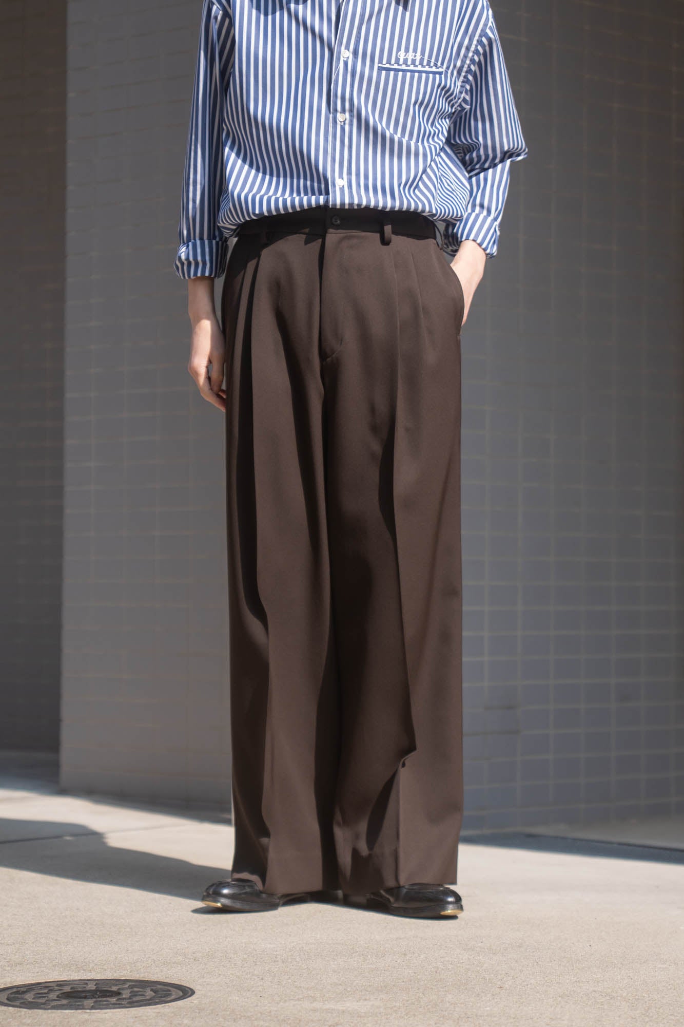 EASY LONG WIDE TROUSERS(ST.1430) | スラックス ssstein（シュタイン