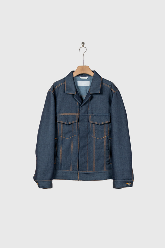 DENIM JACKET IN WOOL DENIM