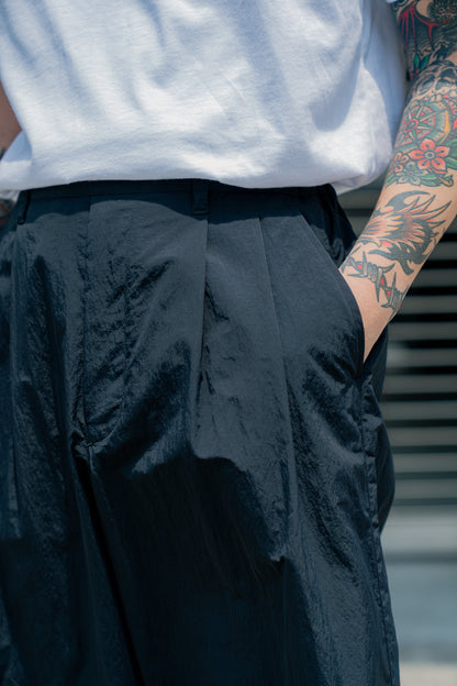WINDPROOF NYLON WIDE EASY TROUSERS(ST.1278)